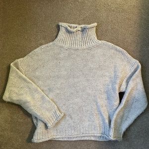 Anthro Oatmeal Colored Knit Sweater